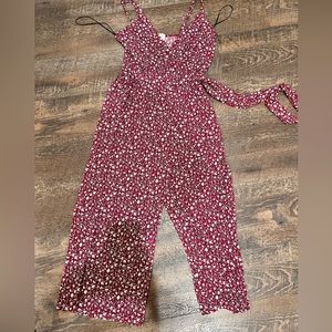 Maroon jumpsuit from kaileigh size small.